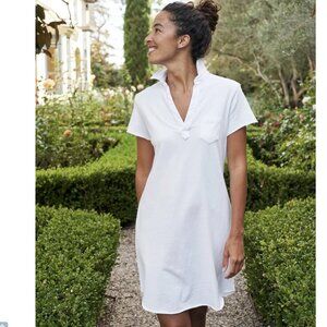 Frank & Eileen Eileen Lauren Polo Dress in White